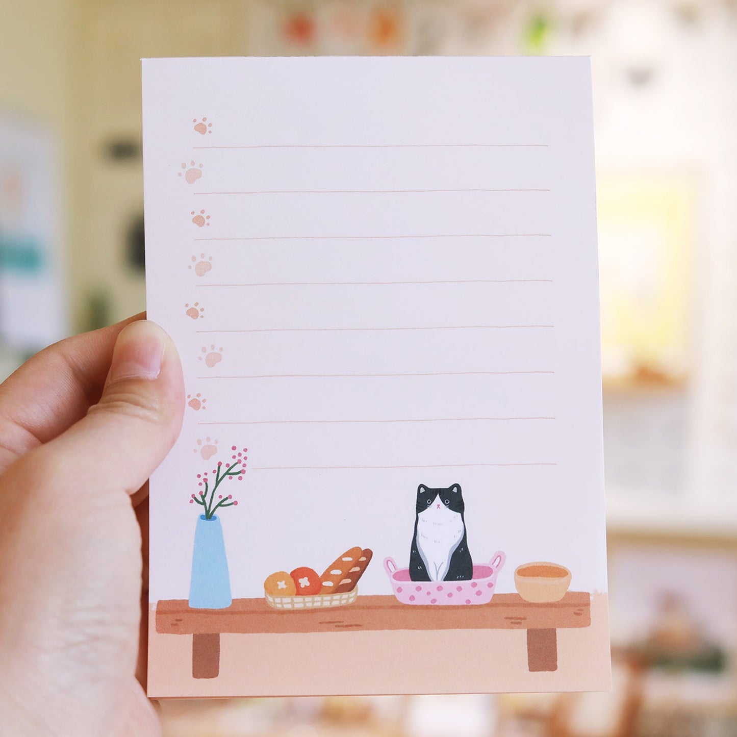Pastoral Cats A6 Notepad, 100p