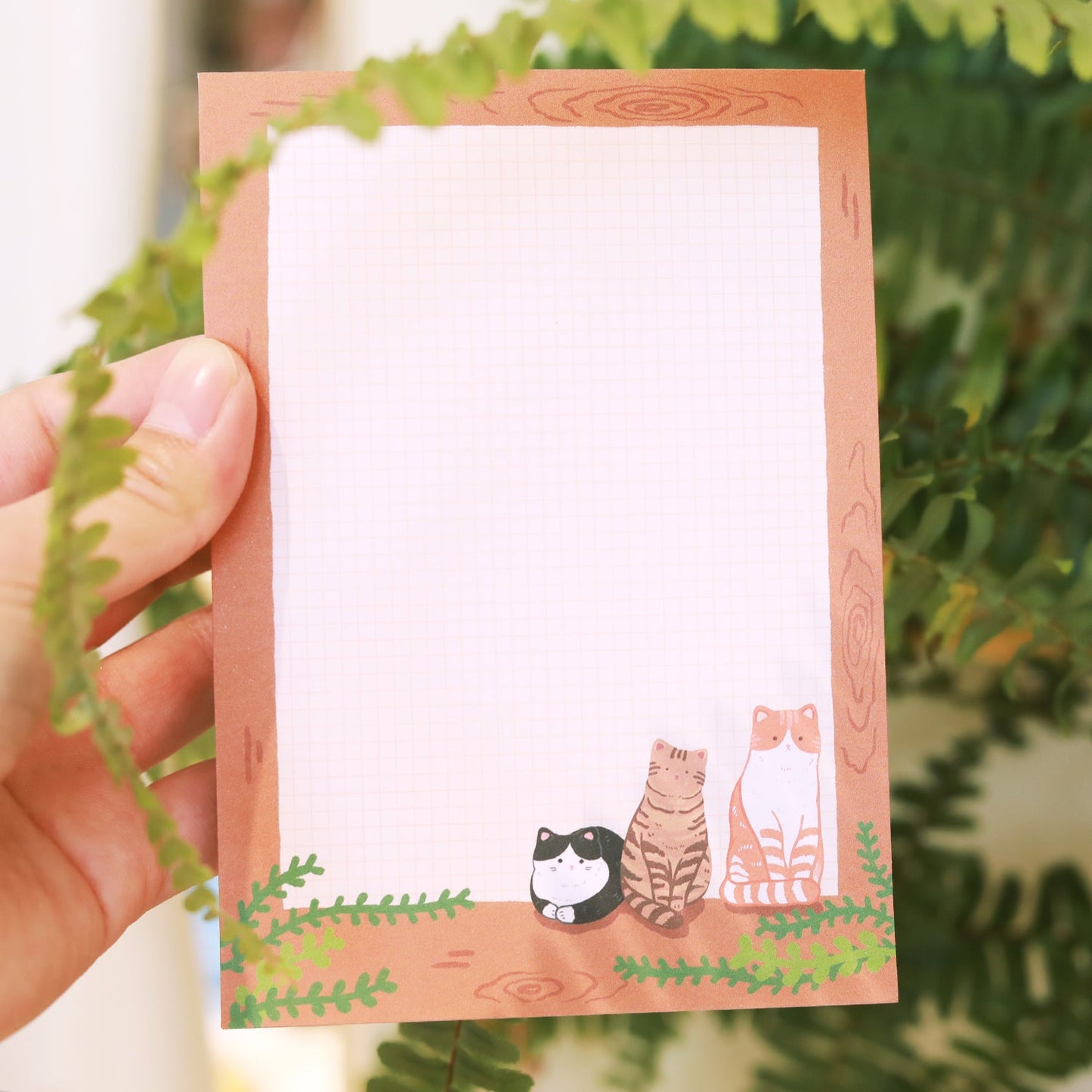Pastoral Cats A6 Notepad, 100p