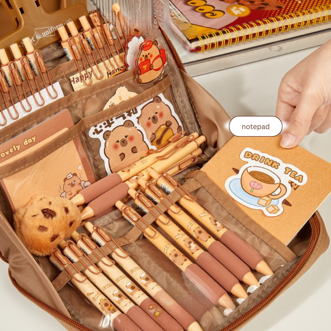 12-Layer High-Capacity Pencil Case