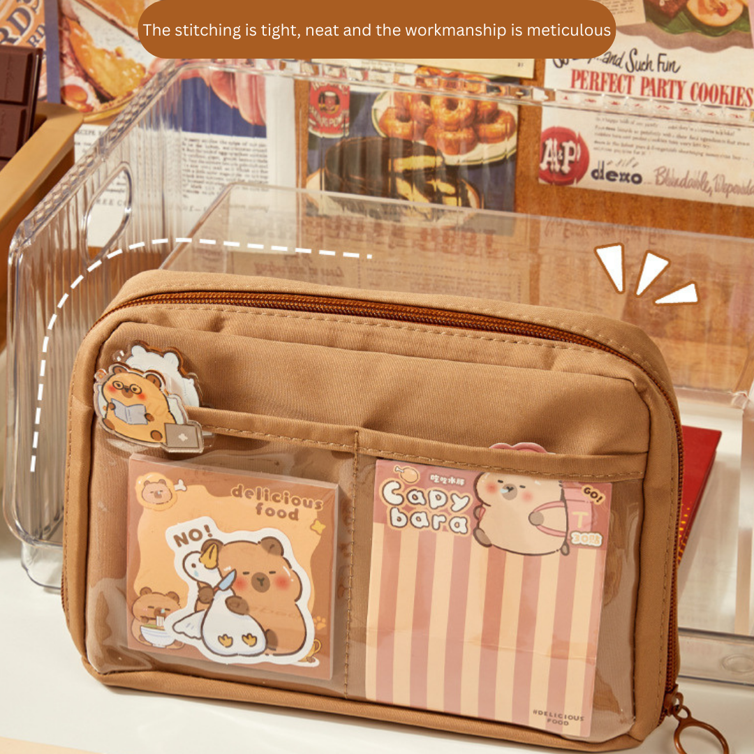 12-Layer High-Capacity Pencil Case