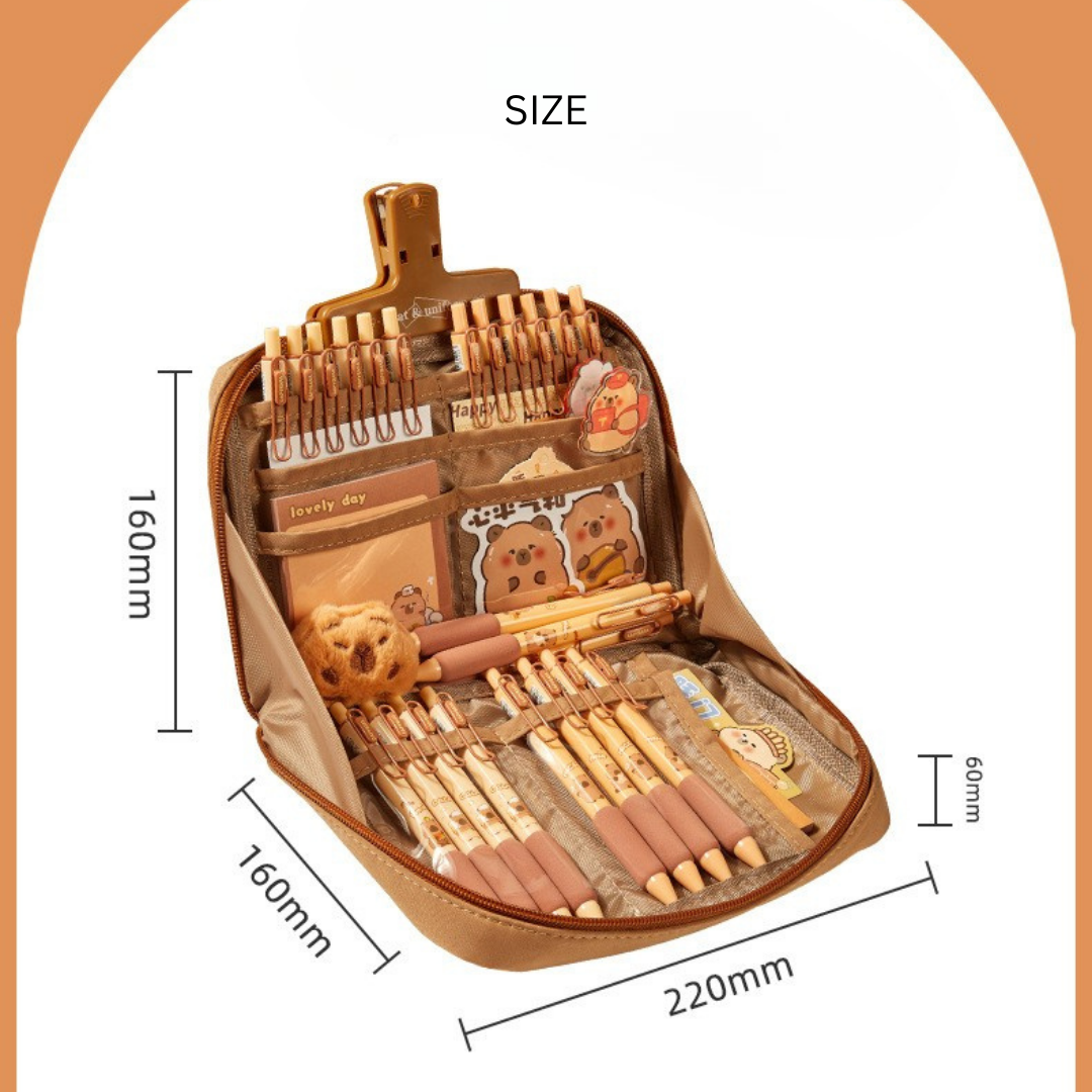12-Layer High-Capacity Pencil Case