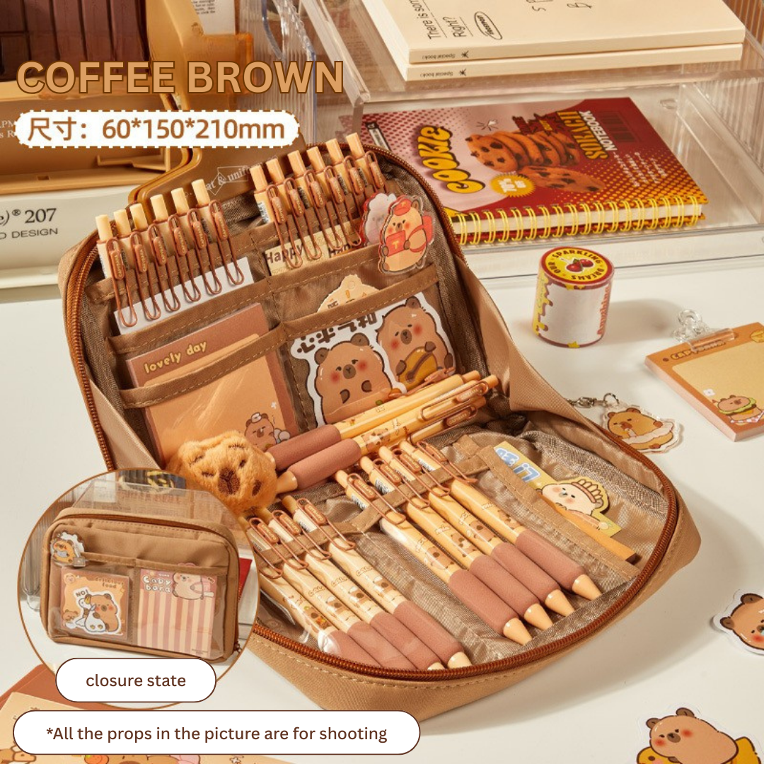 12-Layer High-Capacity Pencil Case
