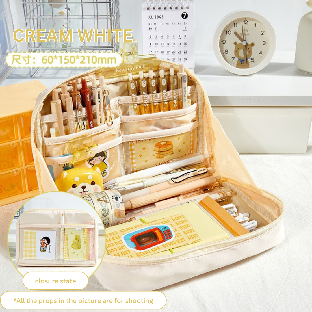 12-Layer High-Capacity Pencil Case