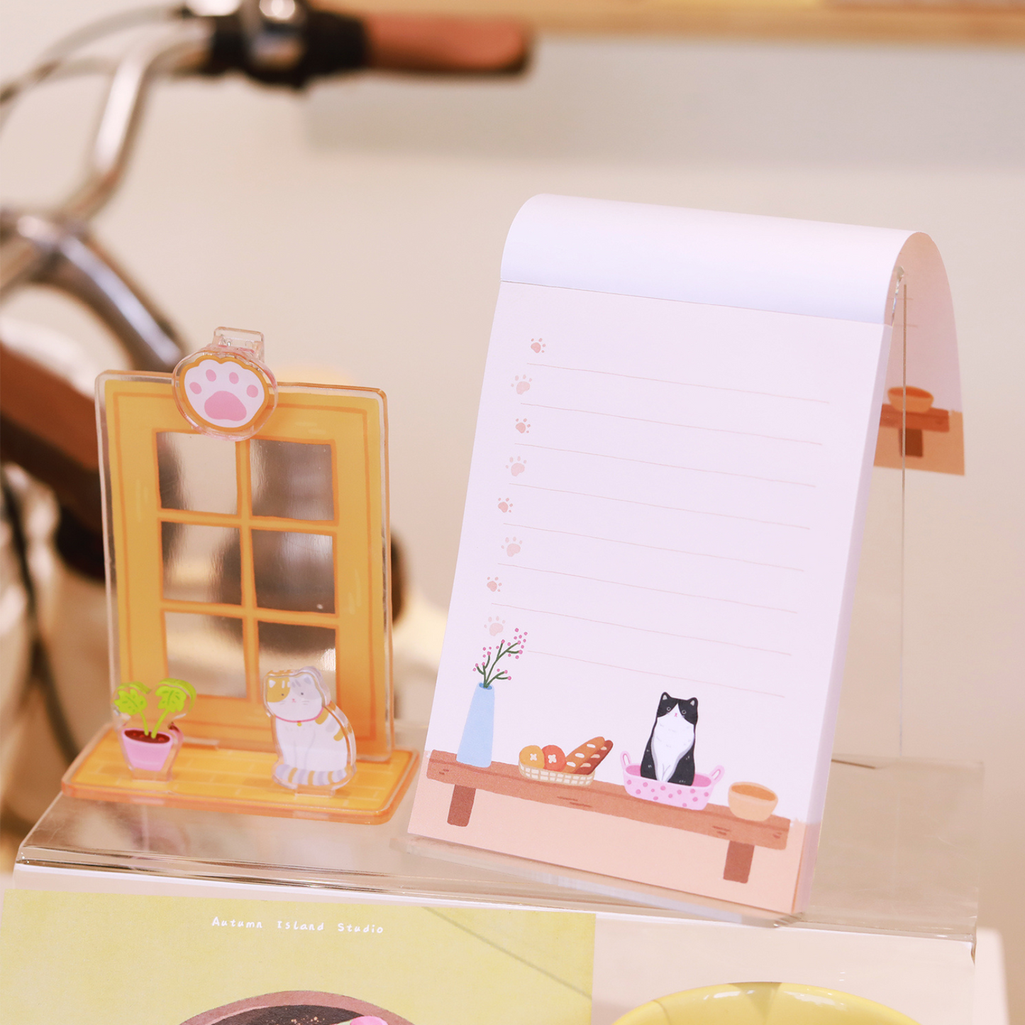 Pastoral Cats A6 Notepad, 100p