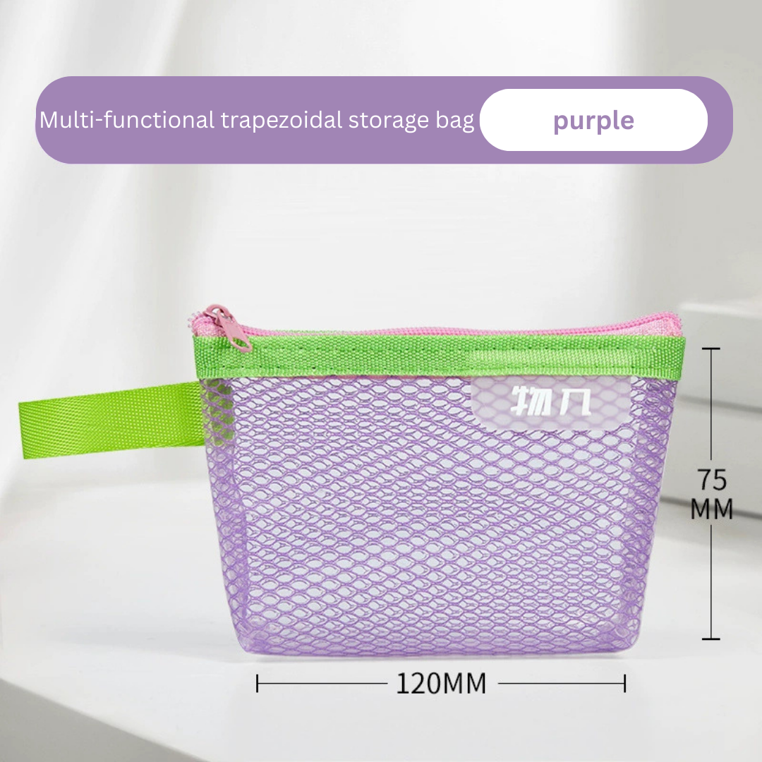 Trapezoid & Rectangular Pencil Pouches/Multifunctional Storage Bag