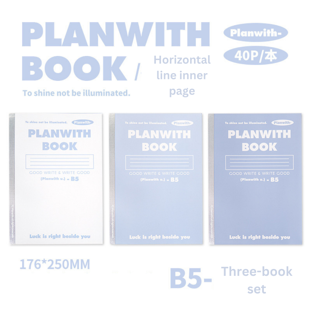 B5 Basic Series Back-Binders Notebook Sets
