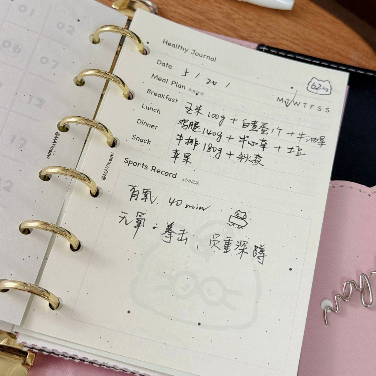 A7 Organizer Refill Sheets – Track, Plan, and Stay Inspired