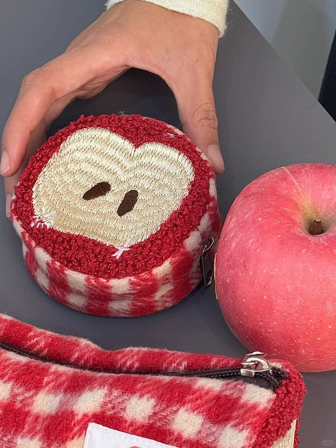 Apple Slices Mini Bag, Coin Purse, Cute Pendant