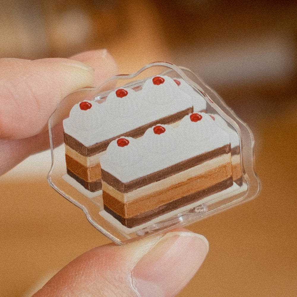 A Cabinet of Desserts Cute Acrylic Message Clip