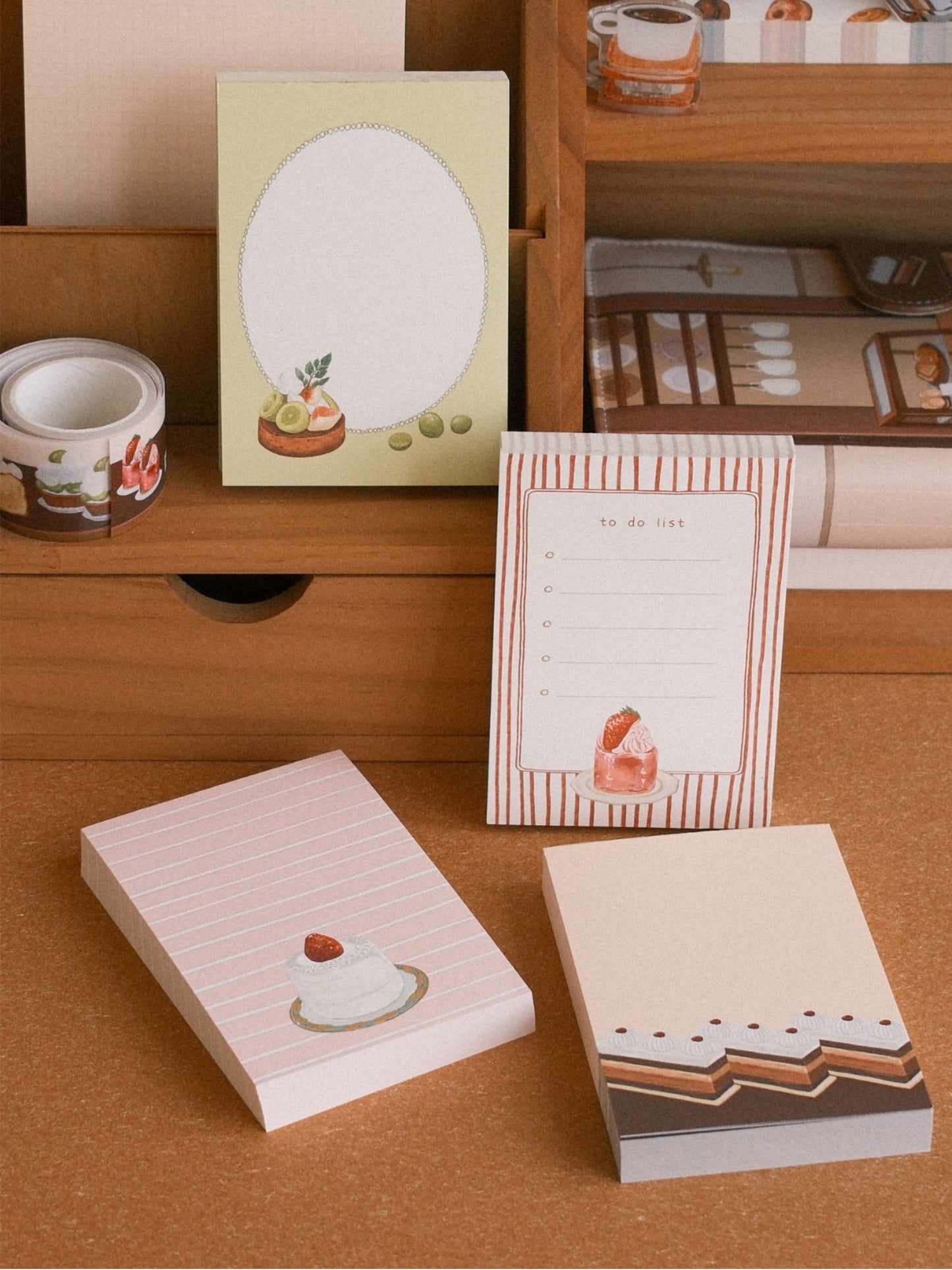 A Cabinet of Desserts A5/A6/A7 Notepads