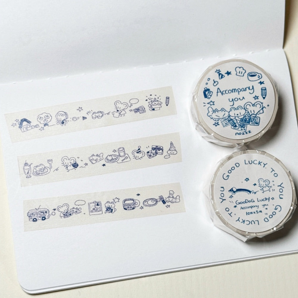 Accompany You Nozzz Mouse Washi Tape
