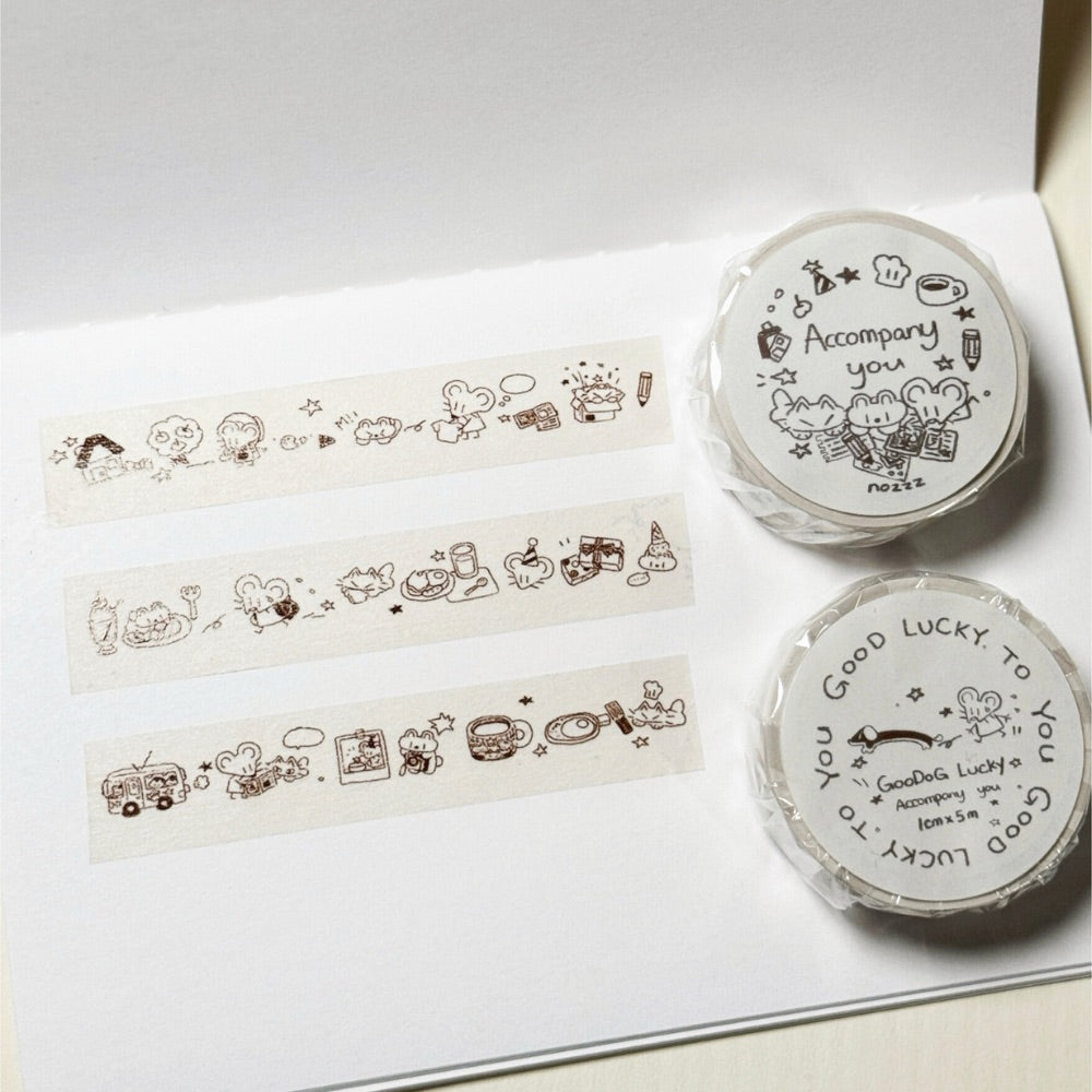 Accompany You Nozzz Mouse Washi Tape