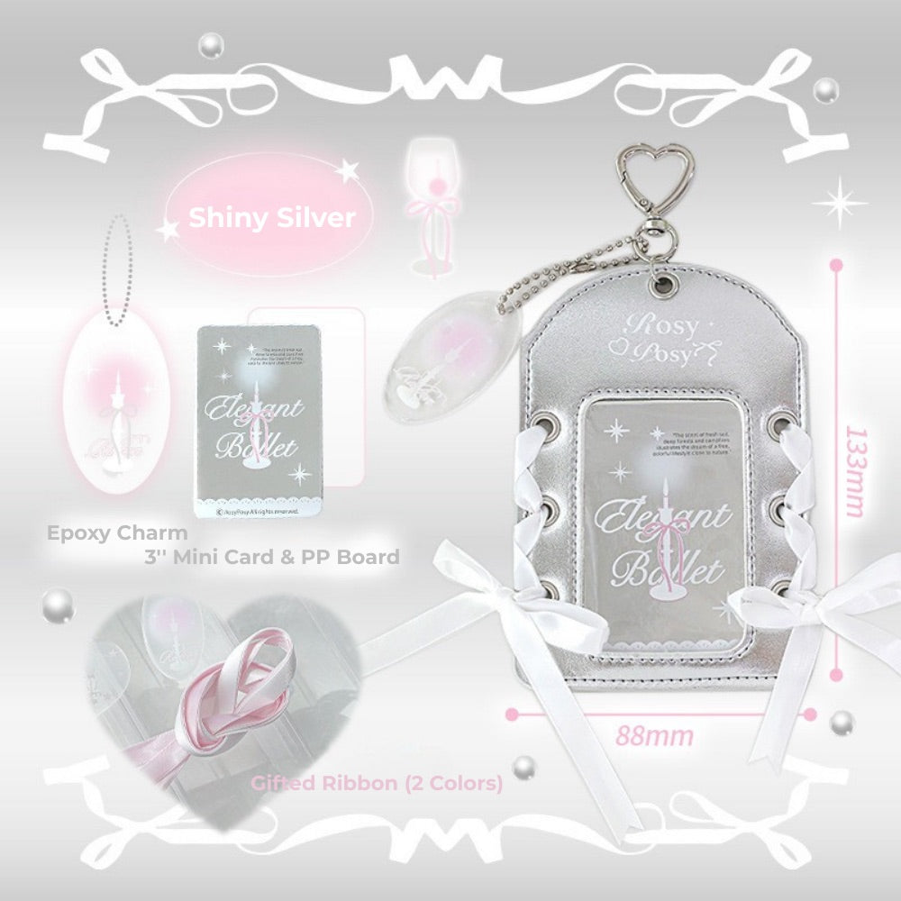Ballet Dream PU Leather Card Holder