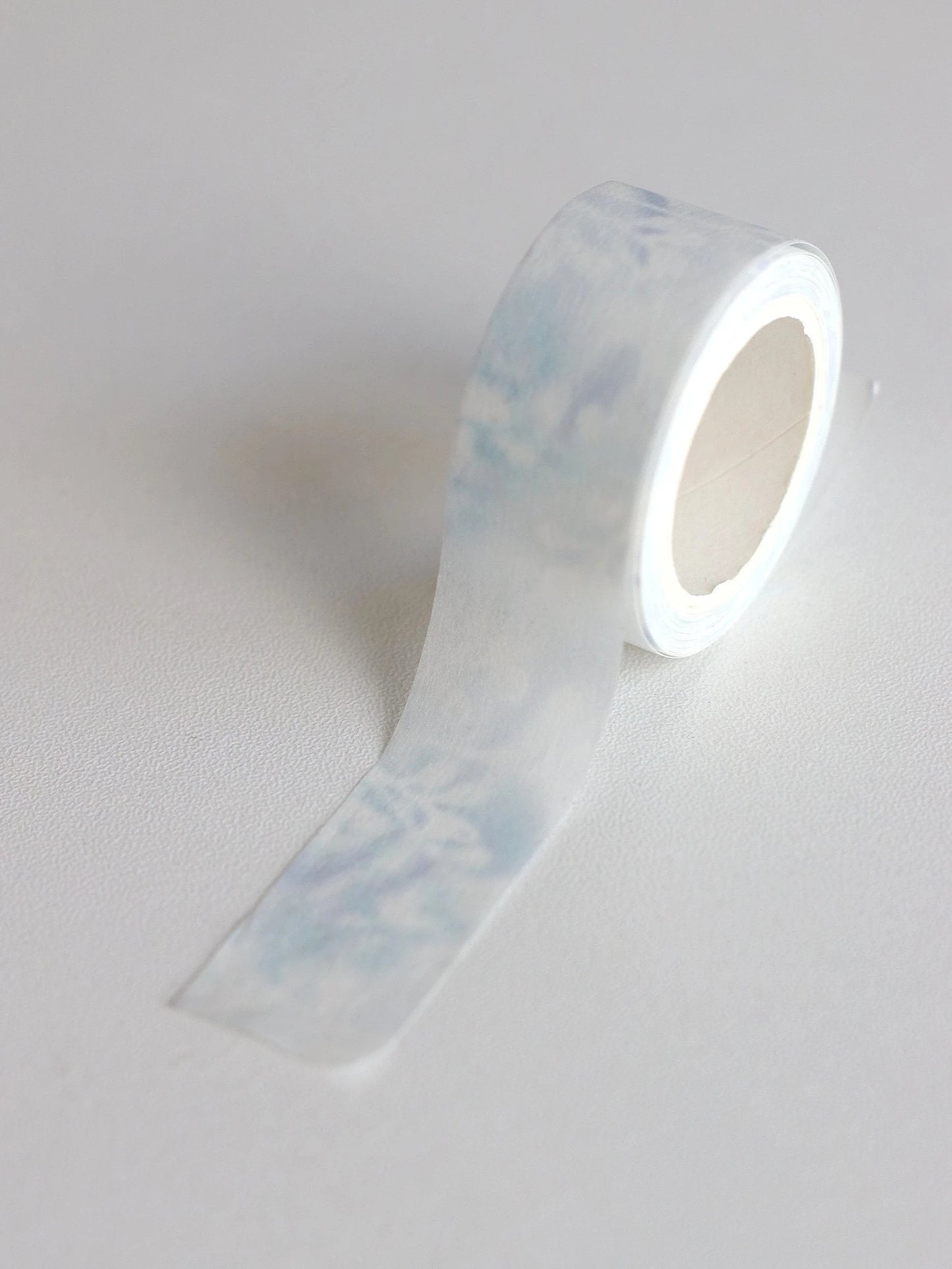 Blue Mist Aesthetic Taiwanese Washi Tape with Release Paper