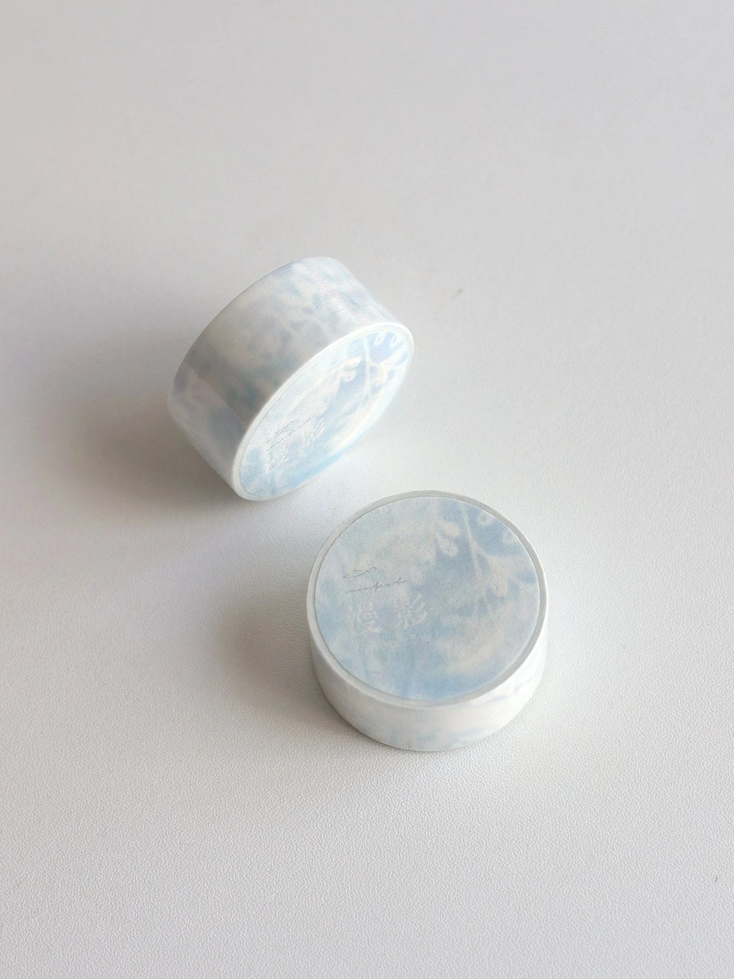 Blue Mist Aesthetic Taiwanese Washi Tape with Release Paper