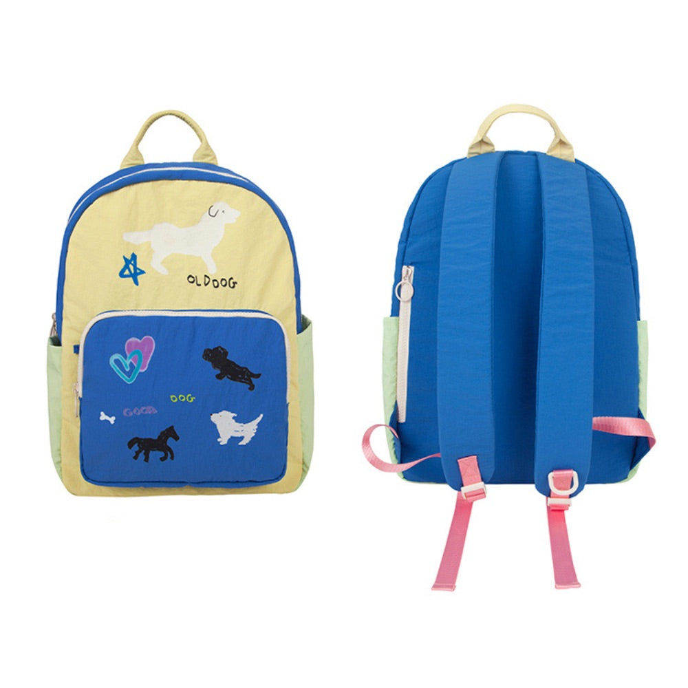 Colorful Cartoon Animal Computer Travel Backpack