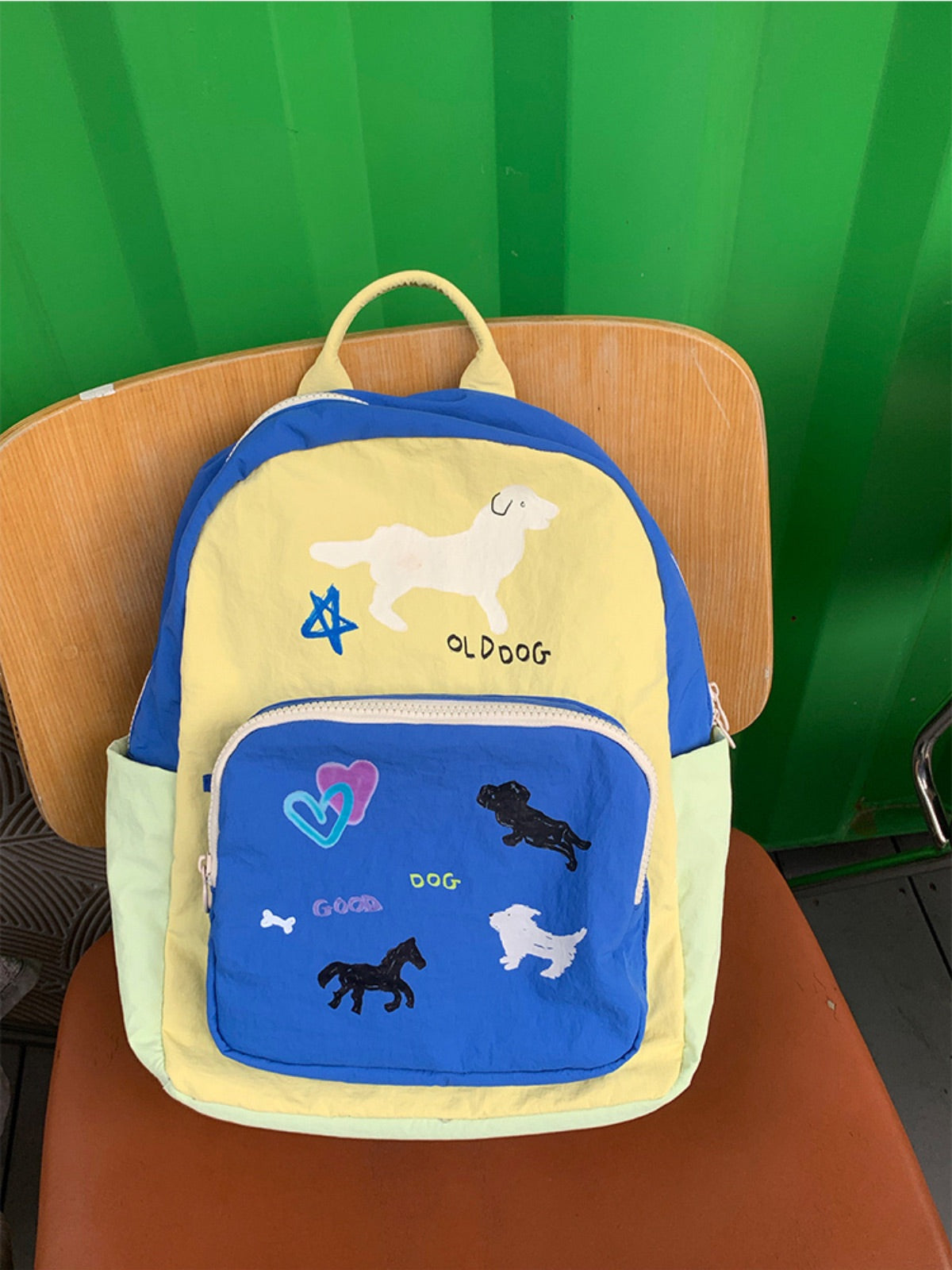 Colorful Cartoon Animal Computer Travel Backpack