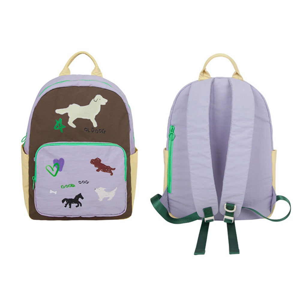 Colorful Cartoon Animal Computer Travel Backpack