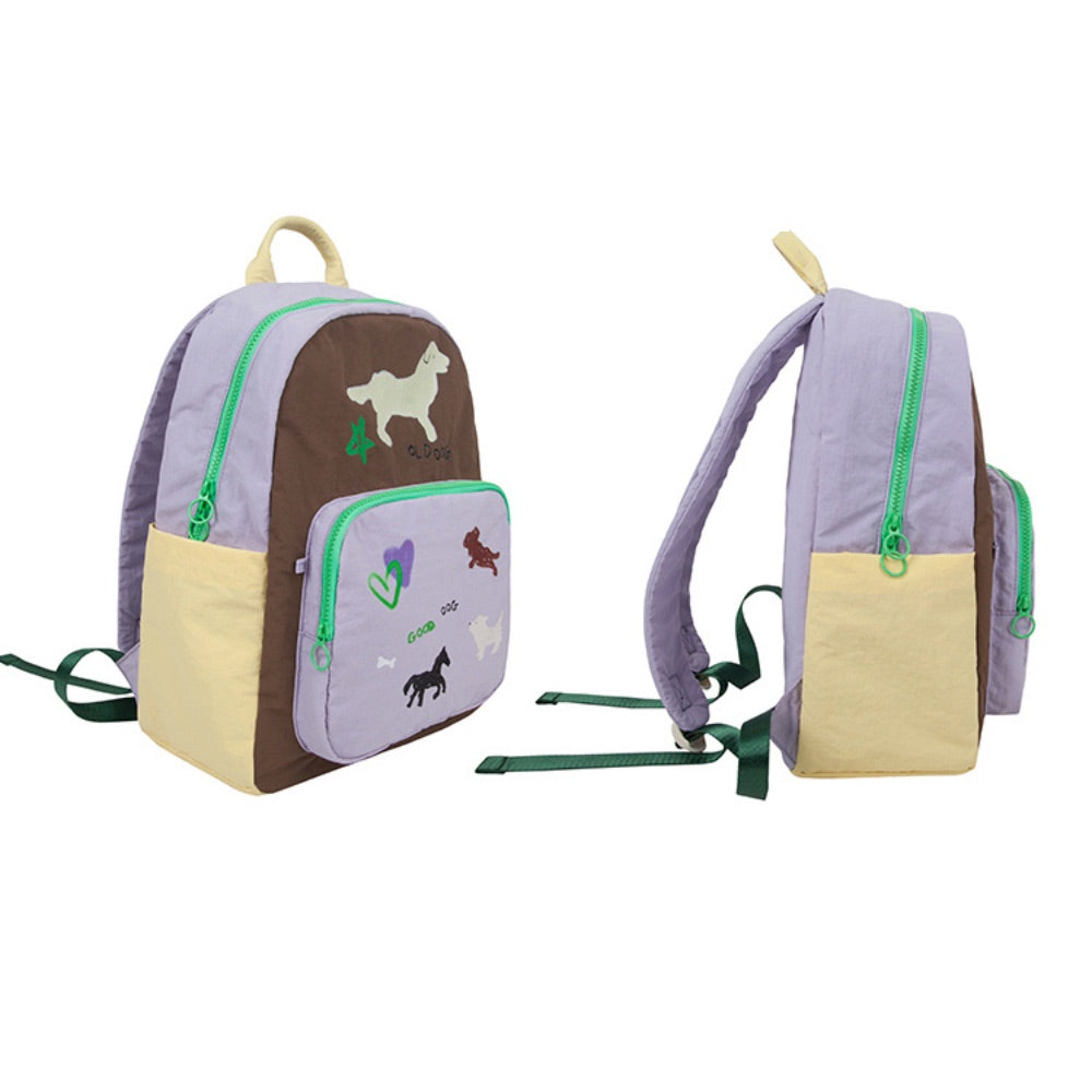 Colorful Cartoon Animal Computer Travel Backpack