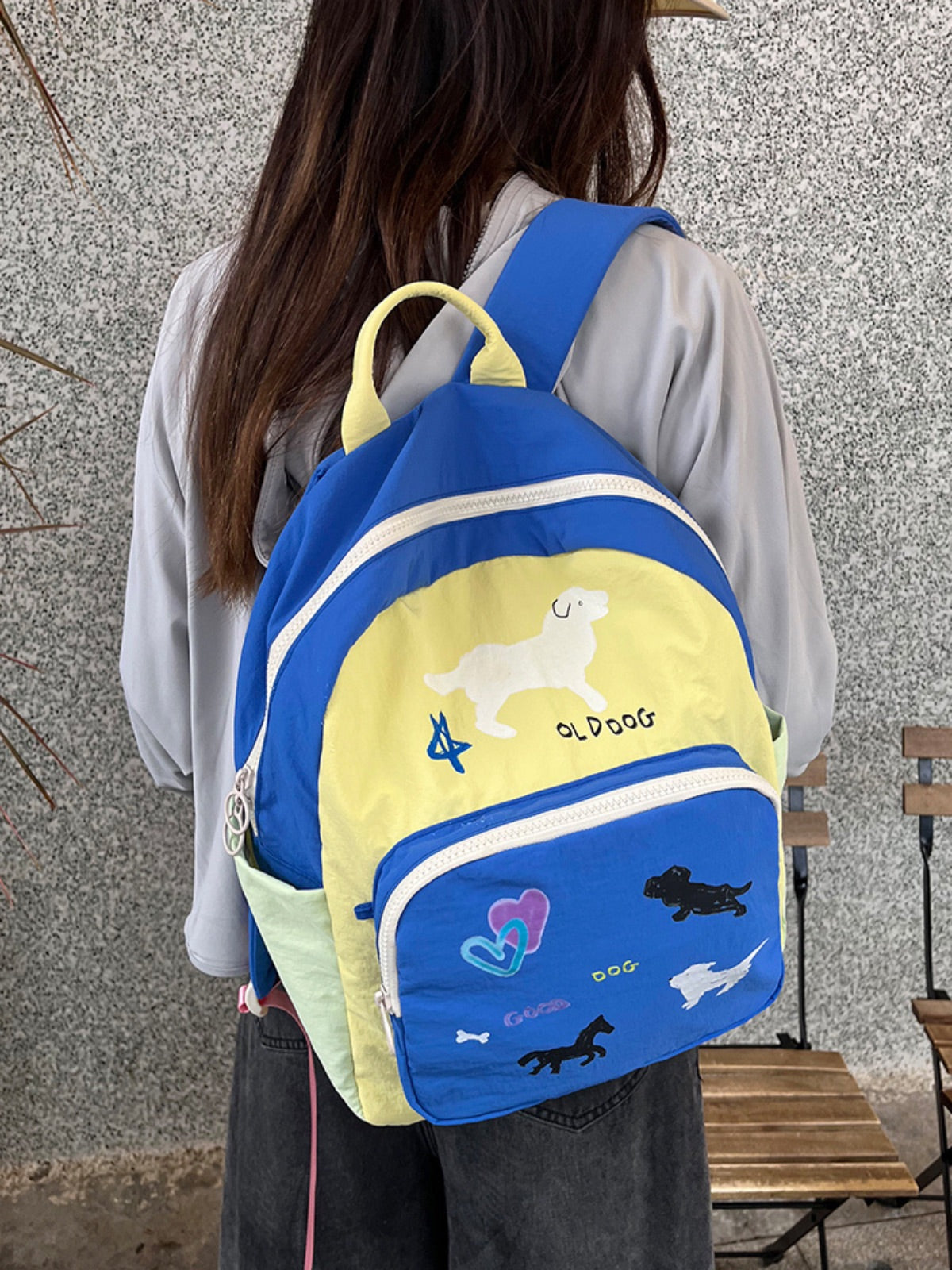 Colorful Cartoon Animal Computer Travel Backpack