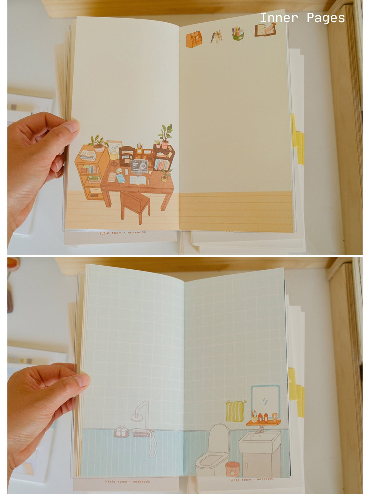 Little Room Monthly Planner – Hand-Illustrated TN Standard Daily Journal