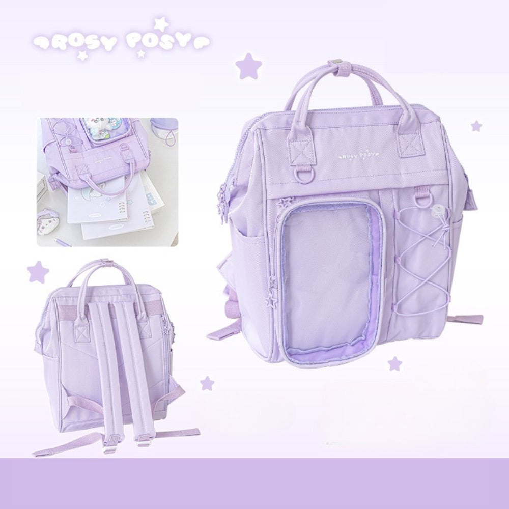 Paracosm Large Capacity Square Backpack