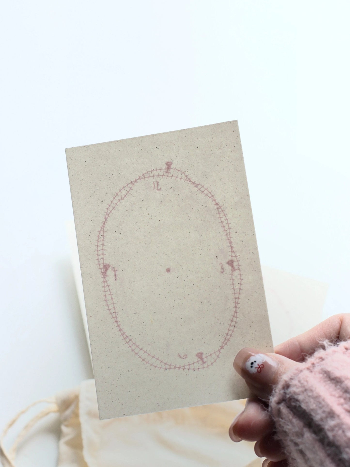 Minimalist Pink Celebration M5 Notepaper/Refill Pages β 8 Sheets