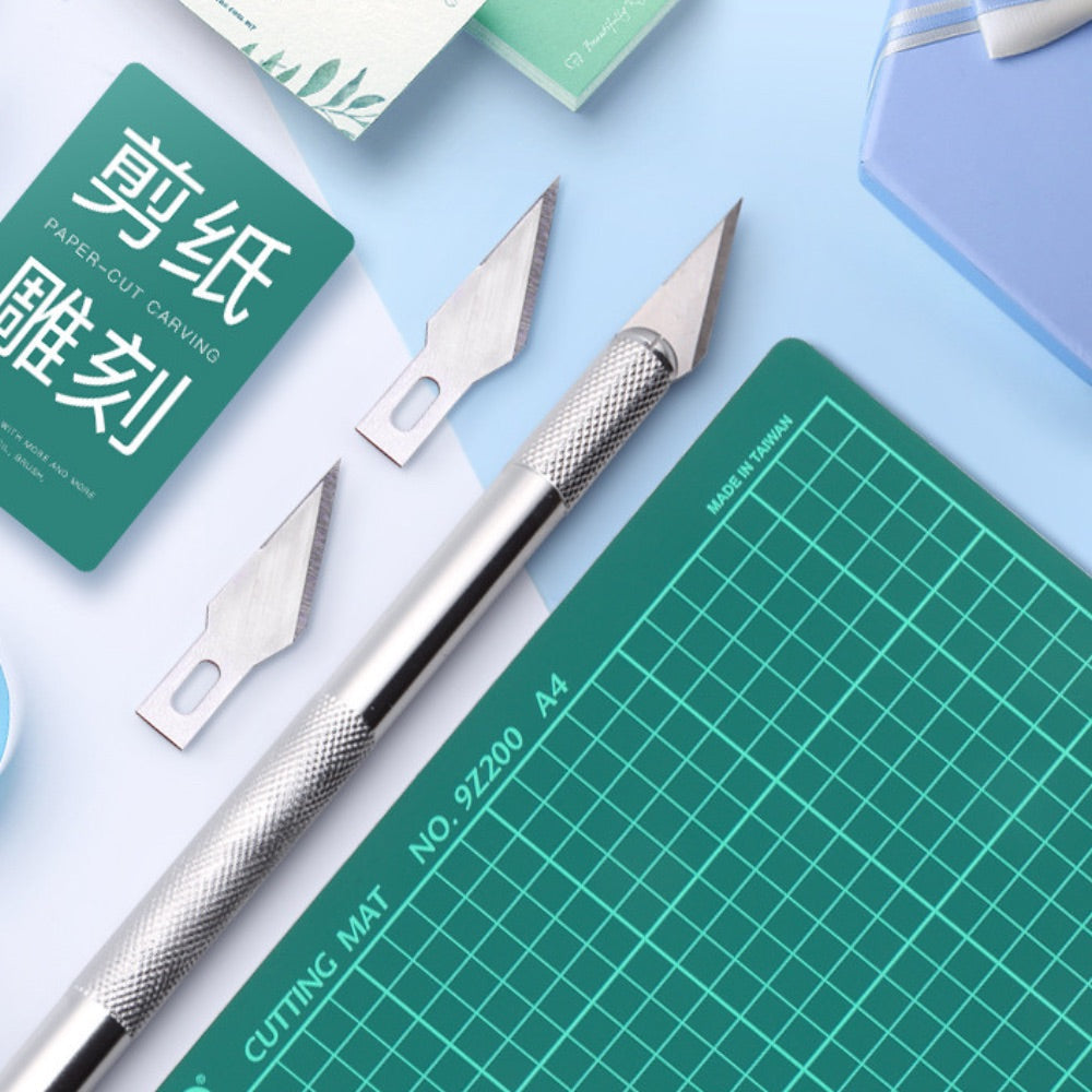Precision Craft Knife – Aluminum Handle Cutter for Washi Tape, Paper, Leather & DIY Projects