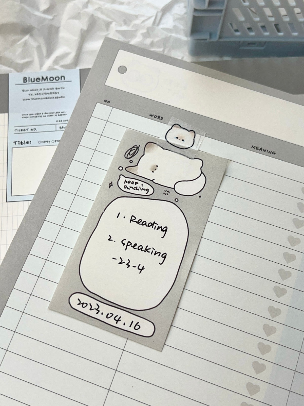 PuPu's Daily Memo Notepads