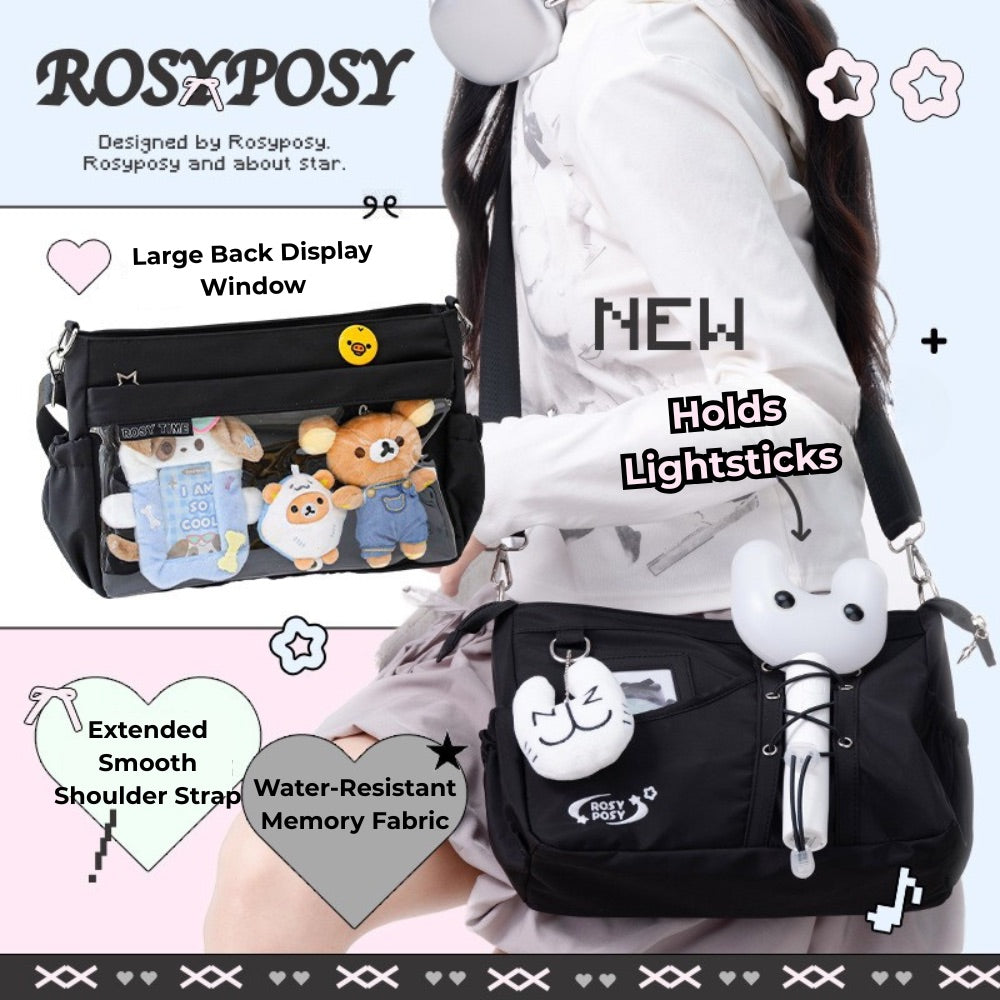Rosytime K-Pop Ita Crossbody Bag β Fan Support Essentials
