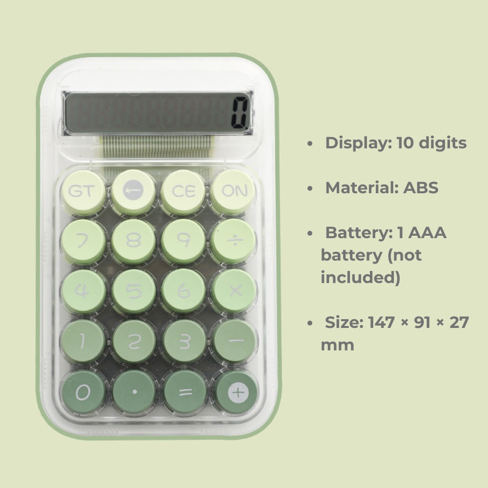 Gradient 10-Digit Widescreen Scientific Calculator