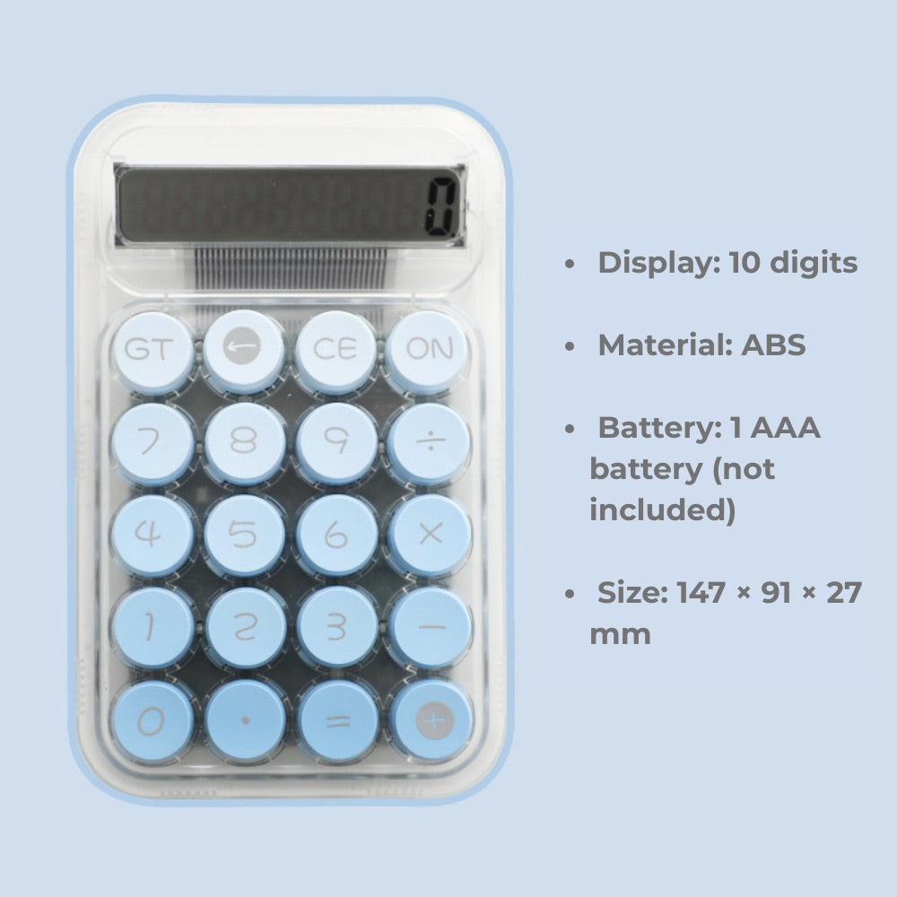 Gradient 10-Digit Widescreen Scientific Calculator