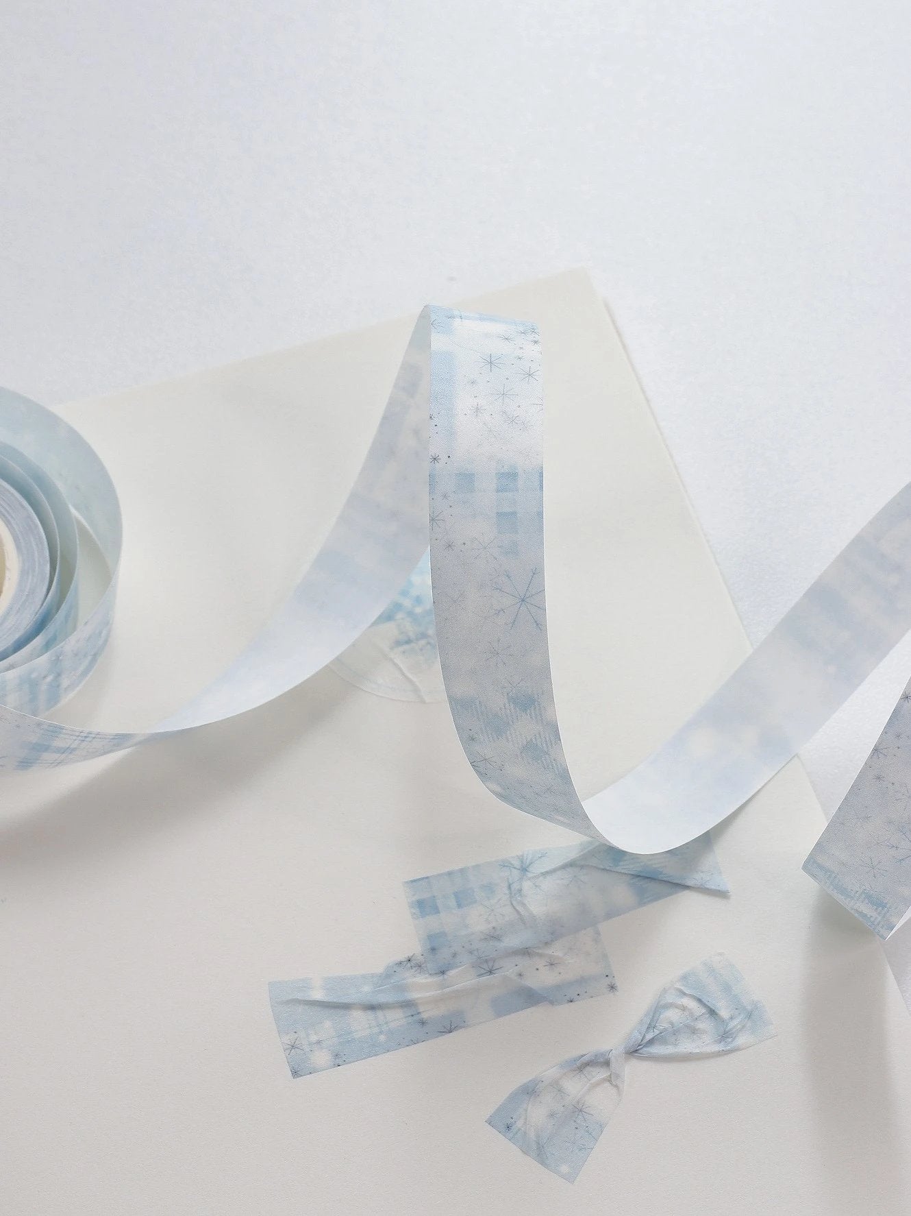 Snowflake Blue Gradient Washi Tape