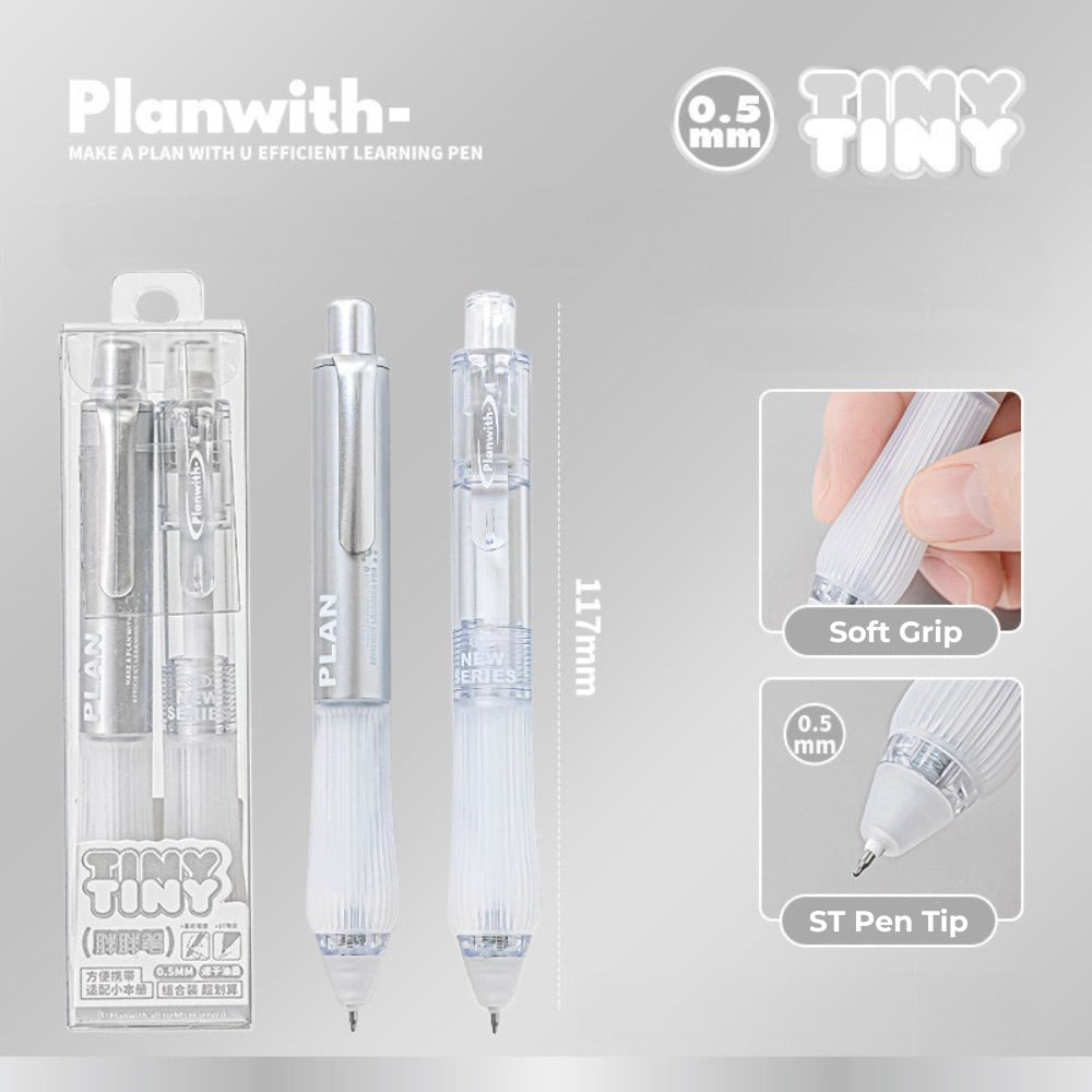 Tiny Series Pen Set – 0.5mm Black Ink Gel Pens