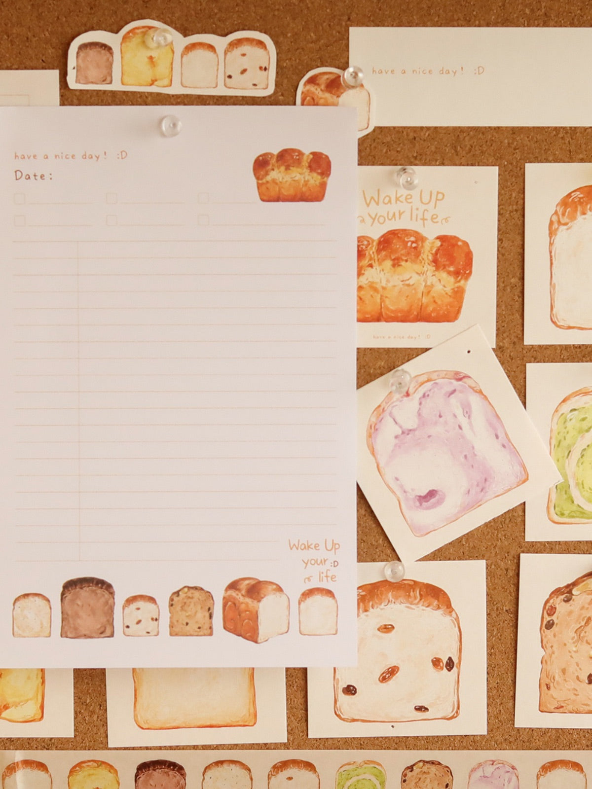 Toast A5 Notepad, Non-sticky Memo Pads