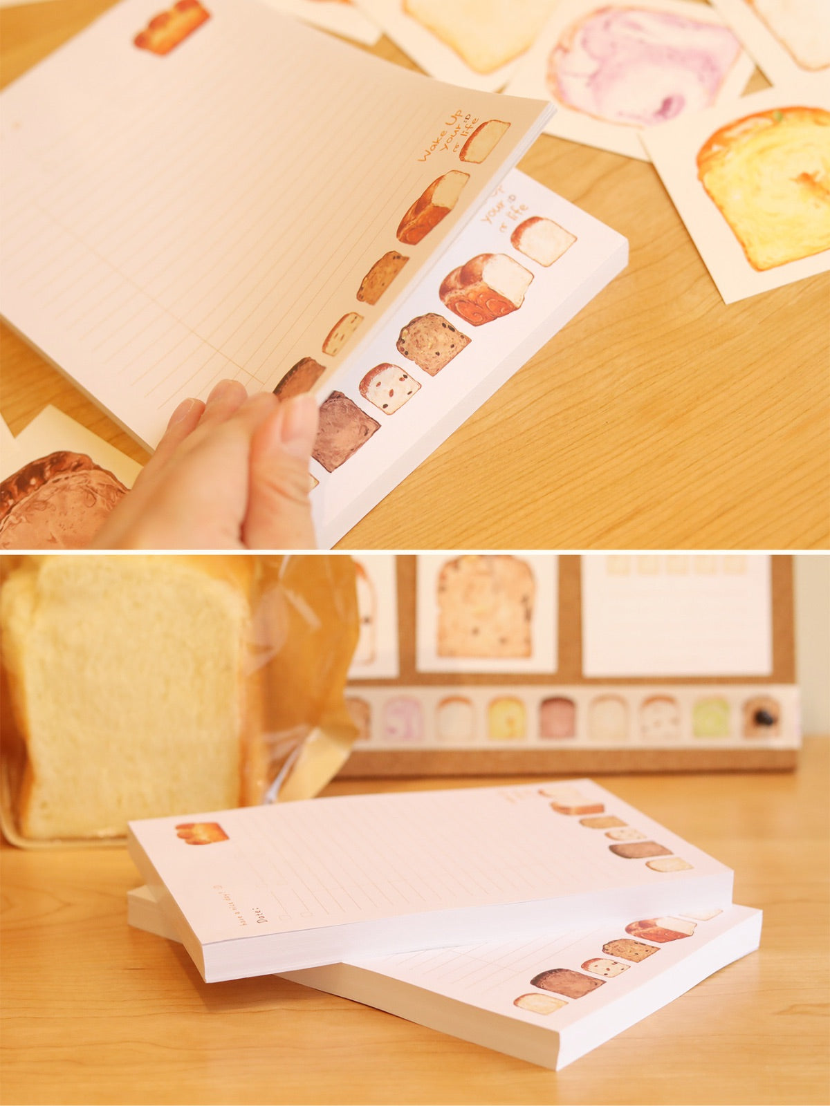 Toast A5 Notepad, Non-sticky Memo Pads