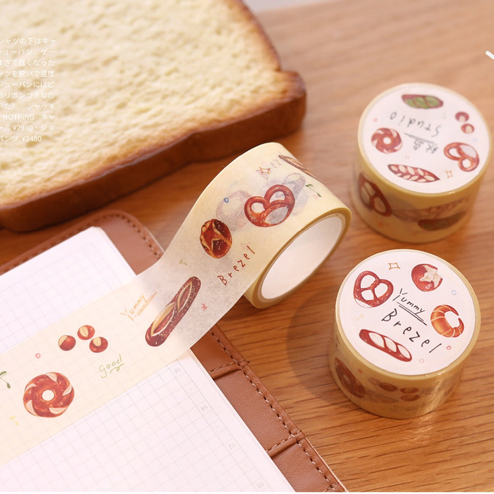 Pretzel Original Illustration Washi Tape