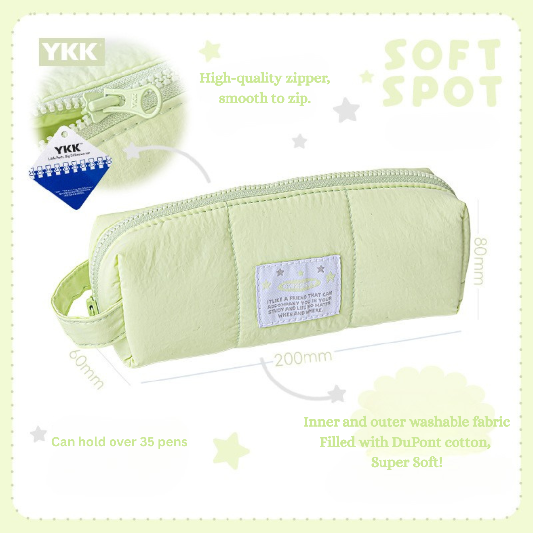 Soft Fabric Pencil Case with Hand Strap