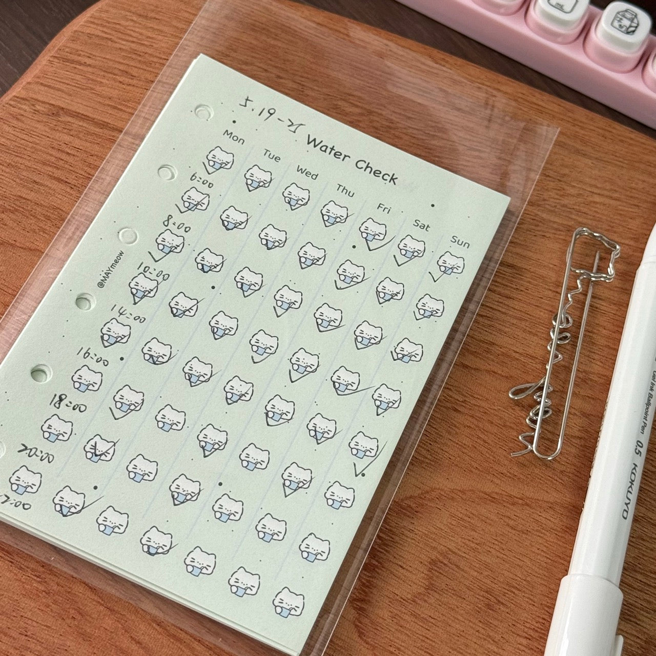 A7 Organizer Refill Sheets – Track, Plan, and Stay Inspired