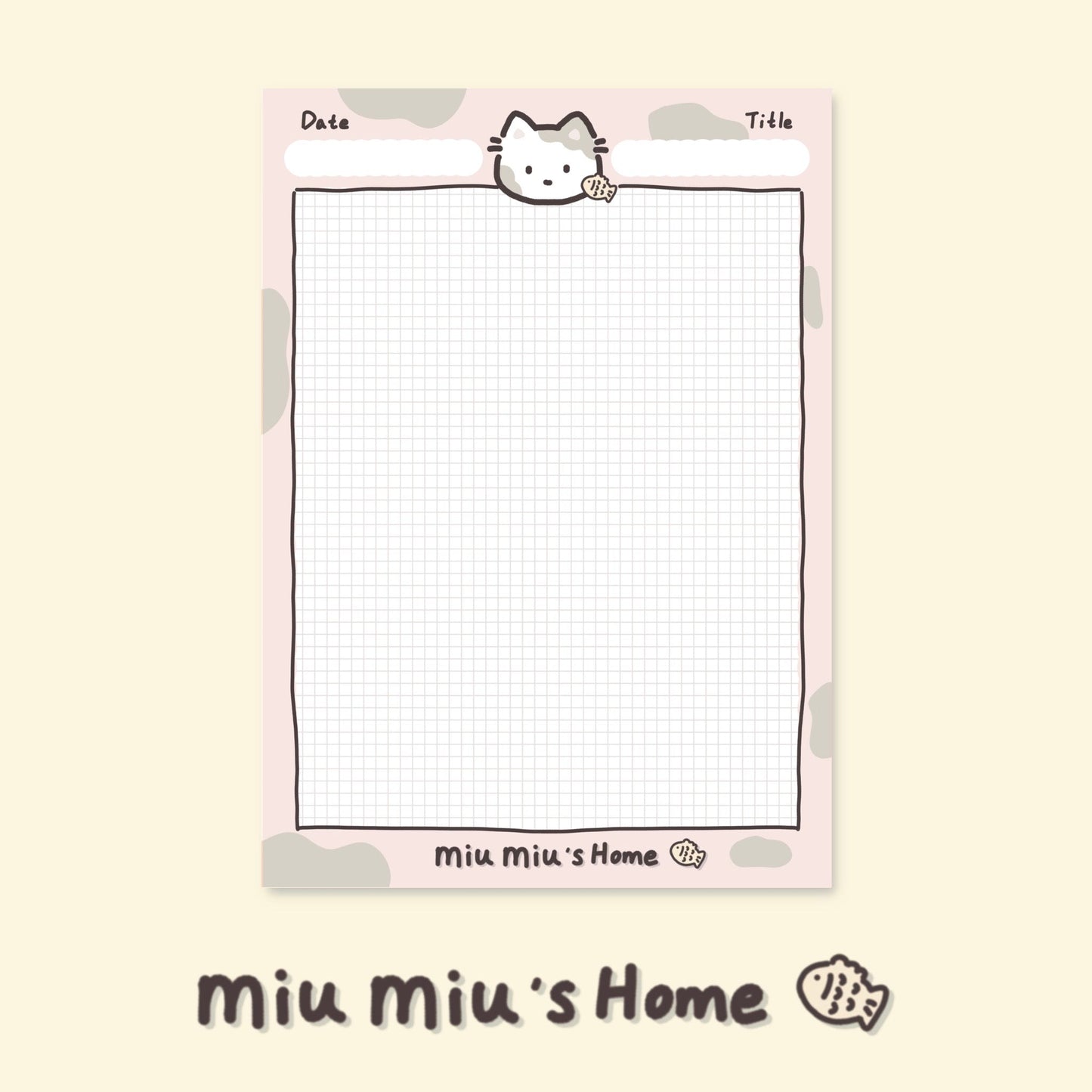 Cow Pattern B5 Paper Pads