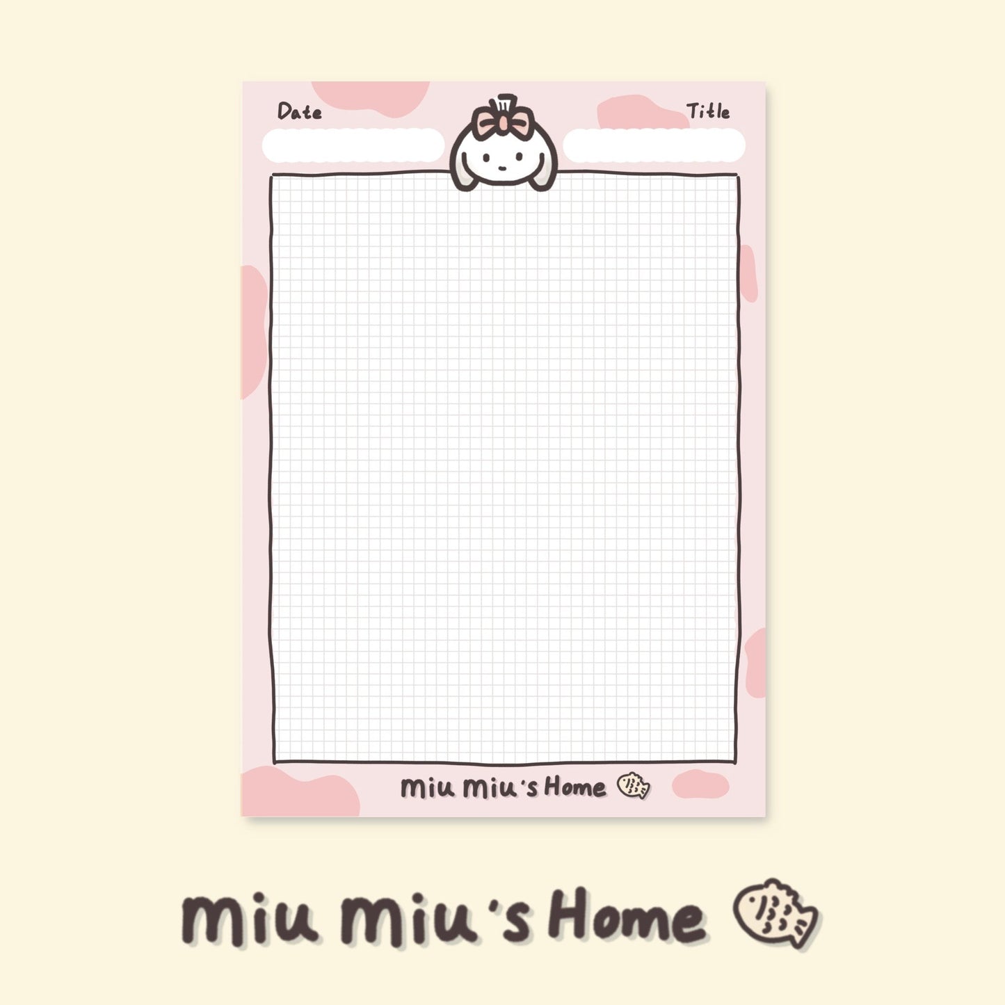 Cow Pattern B5 Paper Pads