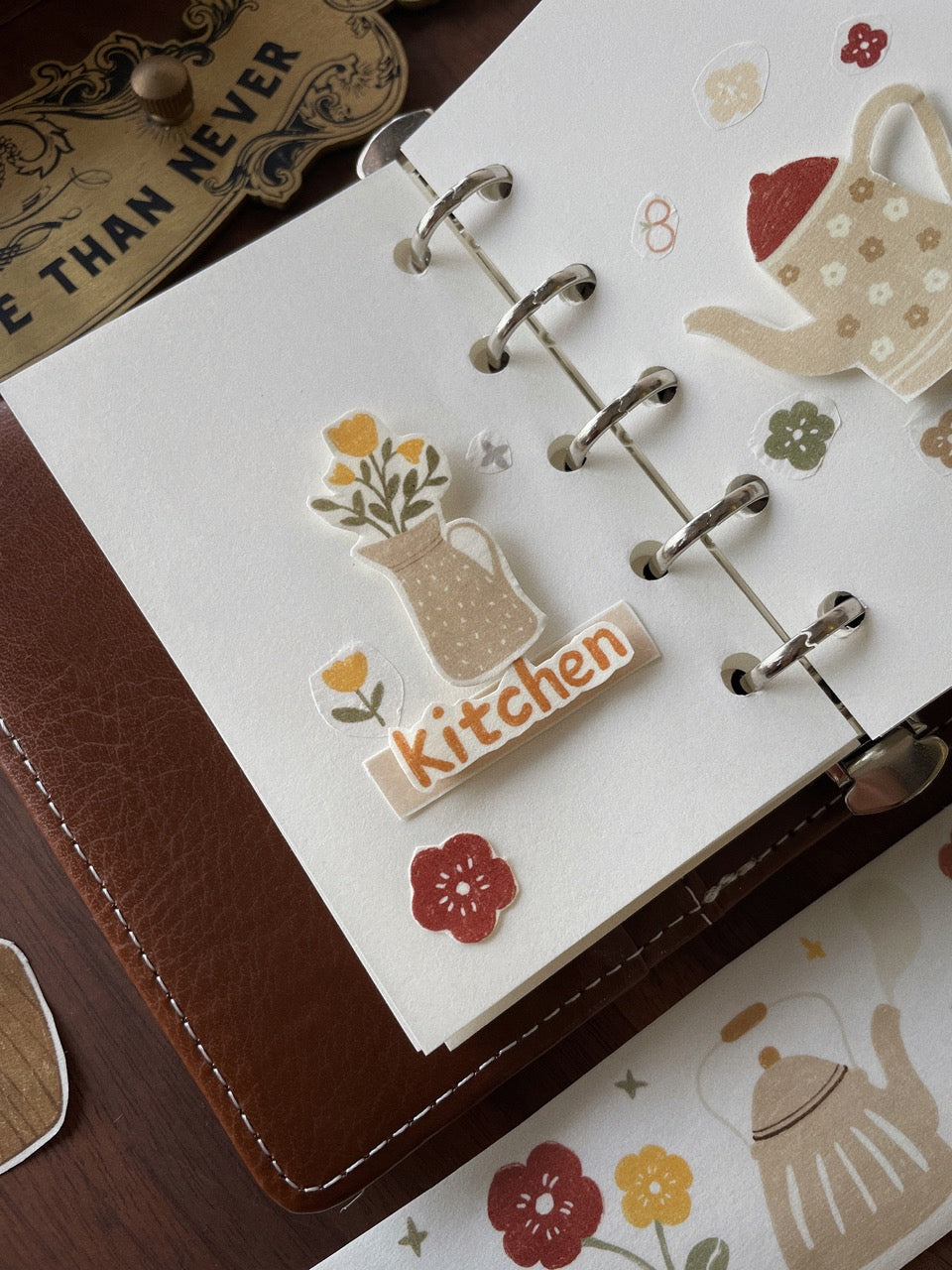 Kitchen Accessories – Light Retro Washi & PET Tape