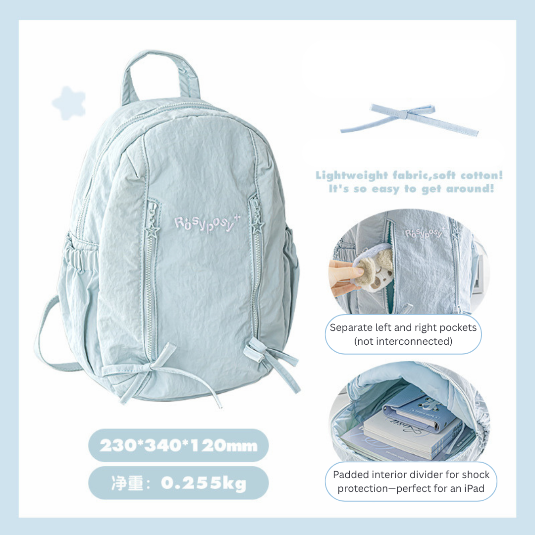 Light Weight Egg-Shaped Daily Backpack