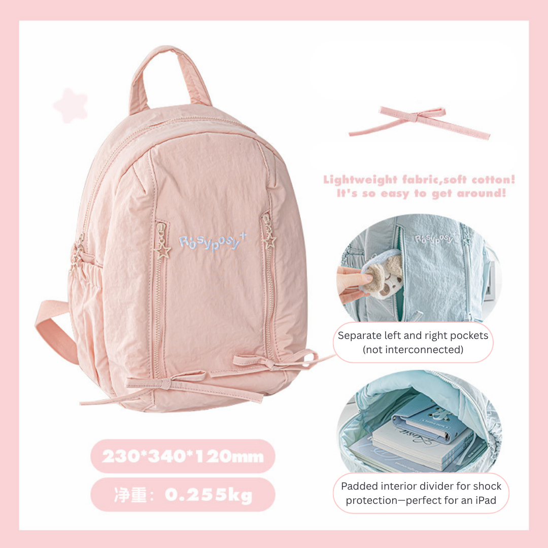 Light Weight Egg-Shaped Daily Backpack