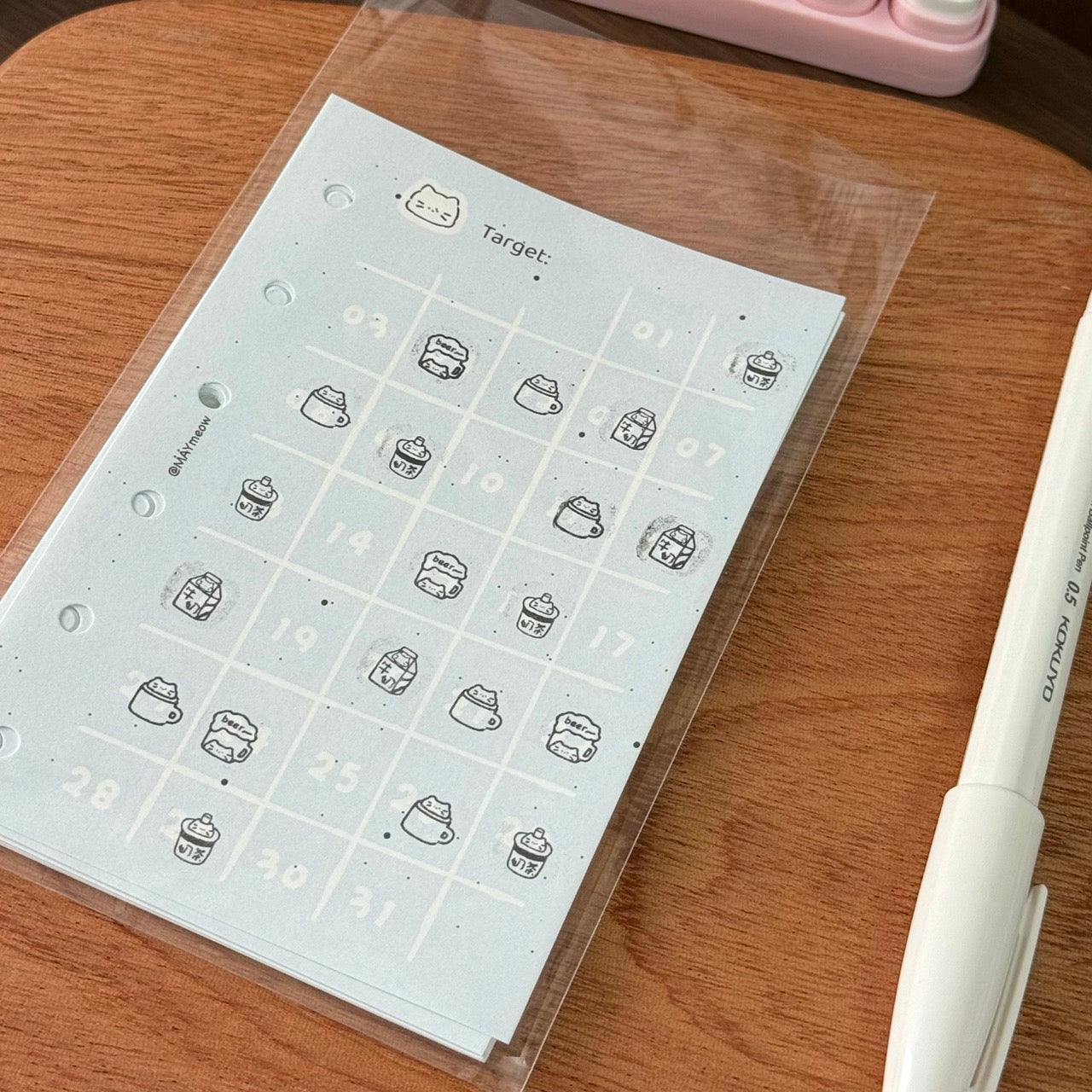 A7 Organizer Refill Sheets – Track, Plan, and Stay Inspired