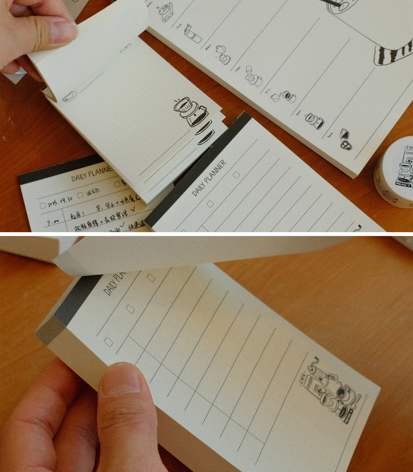 Original Pour-Over Coffee Tear-Off Notepad Series