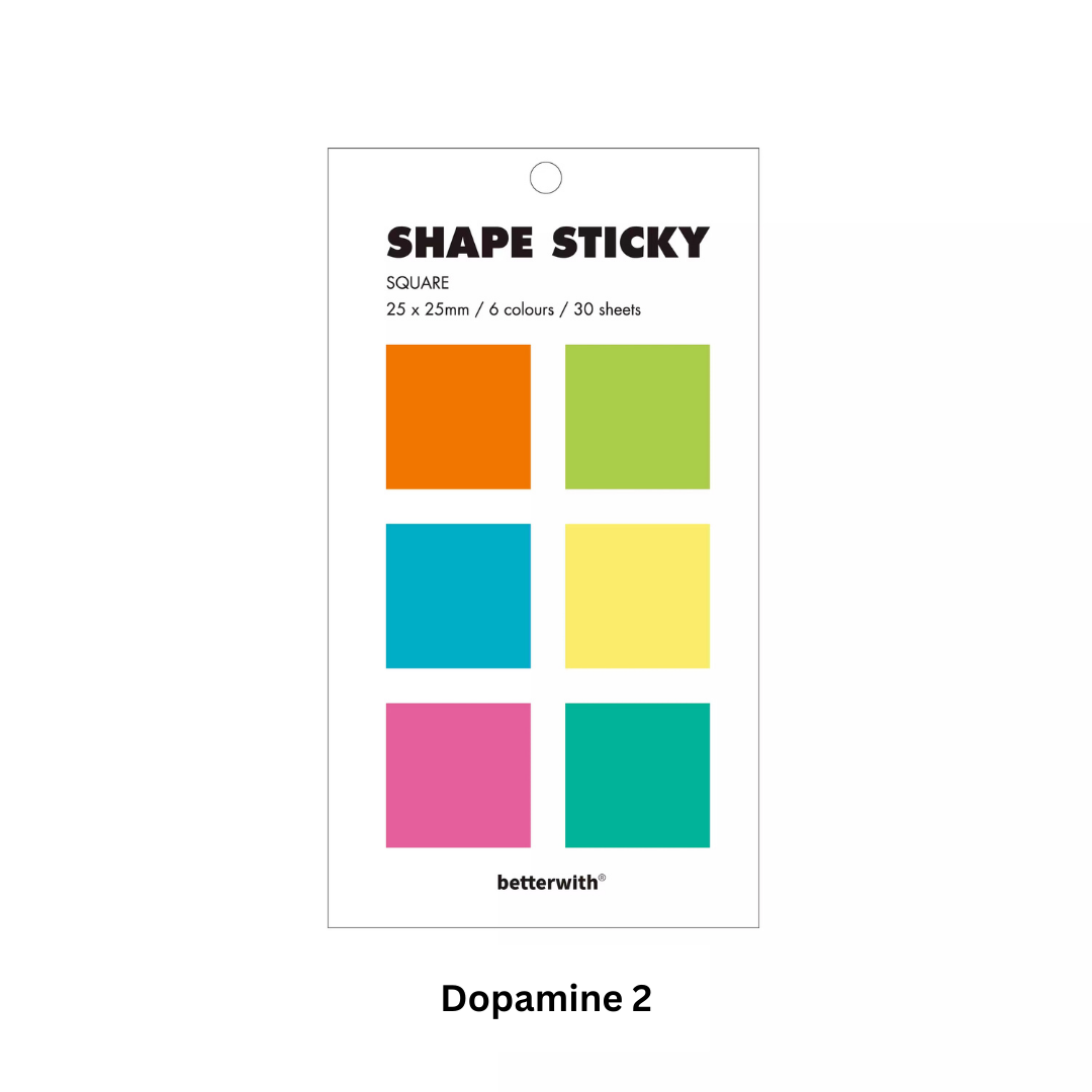 Original Retro Simple Colored Brick Sticky Notes