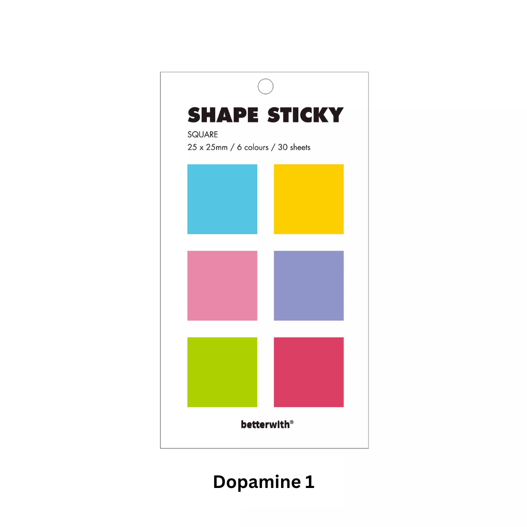 Original Retro Simple Colored Brick Sticky Notes