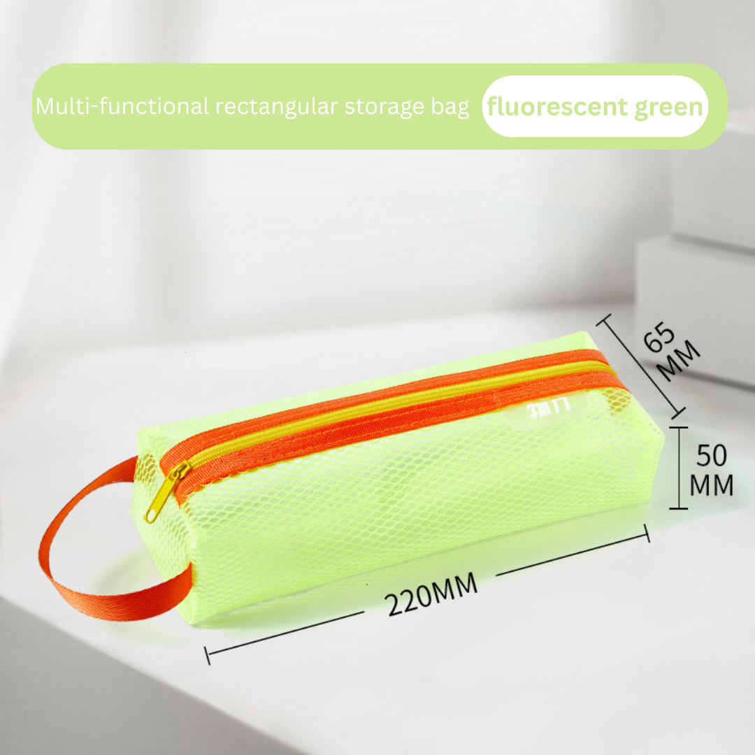 Trapezoid & Rectangular Pencil Pouches/Multifunctional Storage Bag