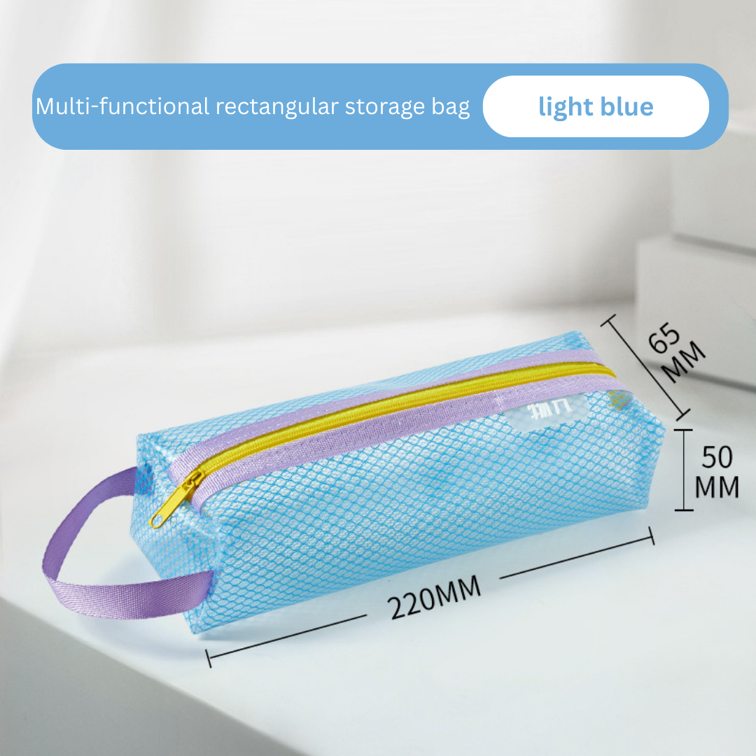 Trapezoid & Rectangular Pencil Pouches/Multifunctional Storage Bag